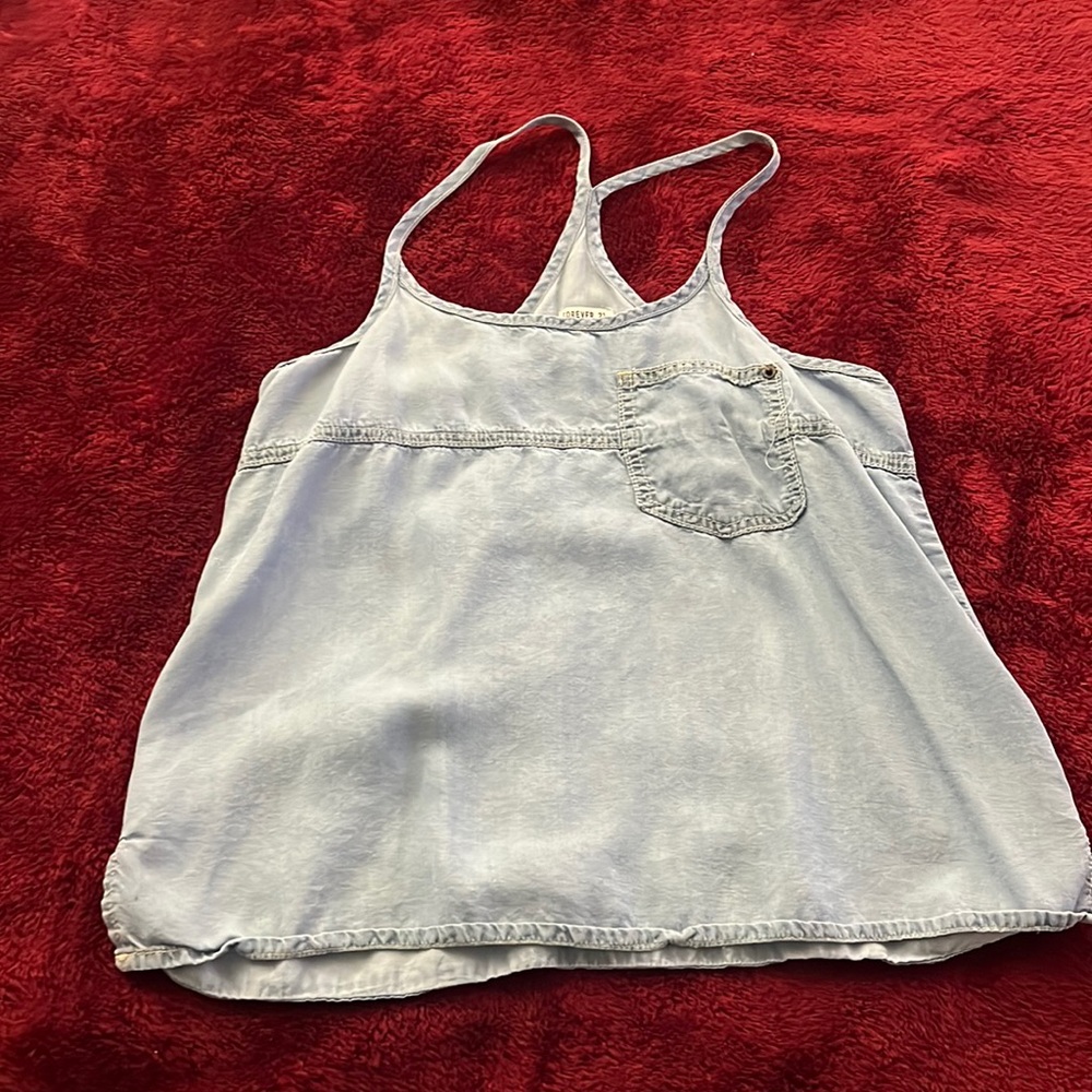 Jean tank top